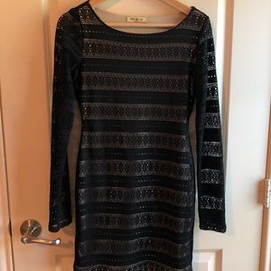 Arden B Black Bodycon Dress